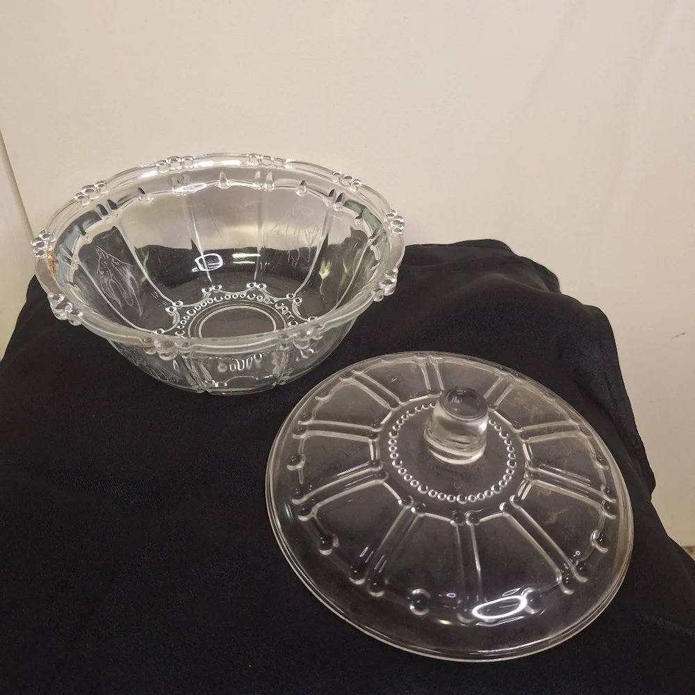 Glass Candy Dish 7.5